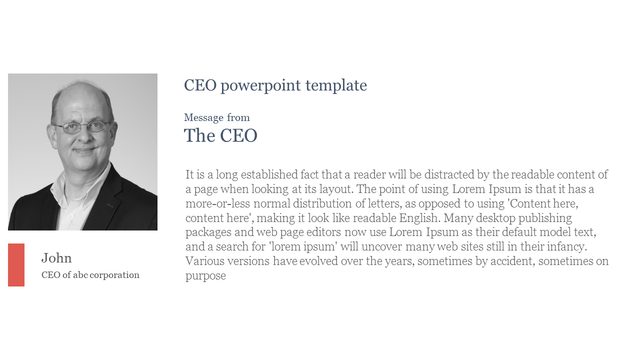 ceo powerpoint template